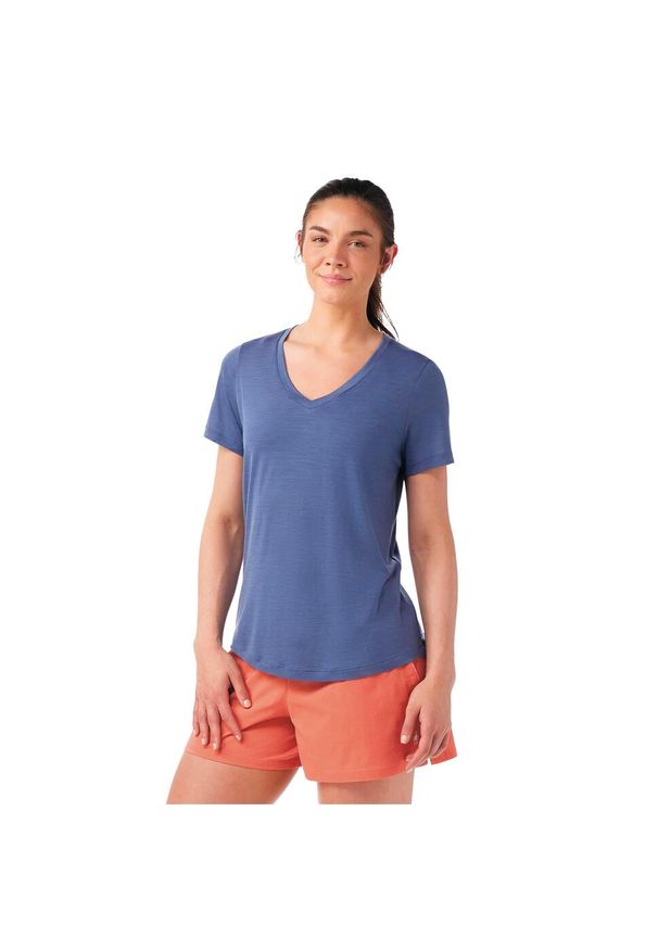 Koszulka damska Smartwool Active Ultralite. Kolor: niebieski. Sport: turystyka piesza