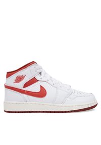 Nike Sneakersy Air Jordan 1 MID SE FJ3464 Biały. Kolor: biały. Materiał: skóra. Model: Nike Air Jordan #1