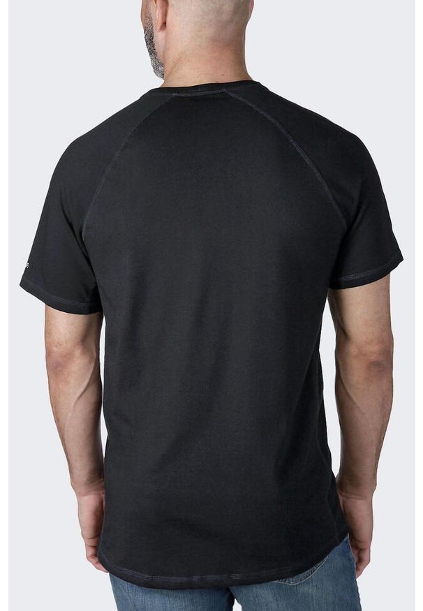 Koszulka męska T-shirt Carhartt Force Midweight. Kolor: zielony, wielokolorowy, brązowy