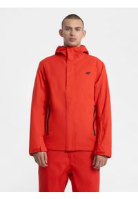4f - 4F Kurtka narciarska membrana 5 000 męska L. Kolor: czerwony. Materiał: materiał, poliester. Sezon: zima. Sport: narciarstwo #1
