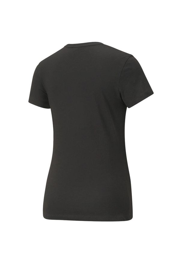 Koszulka fitens damska Puma ESS+ Embroidery Tee. Kolor: czarny. Sport: fitness