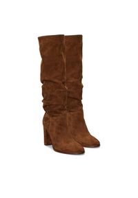 Lauren Ralph Lauren - LAUREN RALPH LAUREN Kozaki 802937807002 Brązowy. Kolor: brązowy. Materiał: zamsz, skóra #2