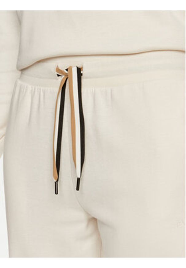 BOSS - Boss Spodnie dresowe CP Stripe 50524759 Écru Regular Fit. Materiał: bawełna