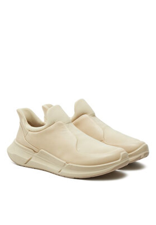ecco - ECCO Sneakersy Biom 2.2 W 83082359113 Beżowy. Kolor: beżowy. Materiał: skóra