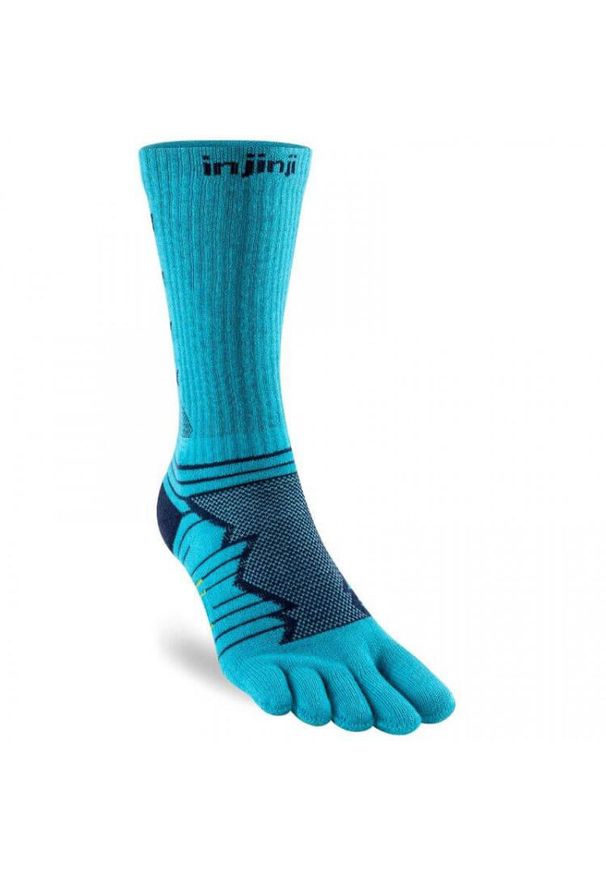 Skarpetki biegowe Injinji Ultra Crew. Kolor: niebieski