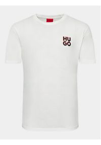 Hugo Komplet 2 t-shirtów 50492550 Biały Regular Fit. Kolor: biały. Materiał: bawełna #4