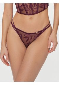 Hunkemöller Stringi Domenica Hl String Tr 203484 Fioletowy. Kolor: fioletowy