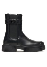 Botki Armani Exchange. Kolor: czarny