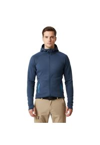 FJORK MERINO - Kurtka męska Merino Ultra 300. Kolor: niebieski. Materiał: wełna, elastan. Długość rękawa: długi rękaw. Długość: długie. Sezon: zima. Sport: bieganie, fitness #1