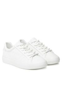 Calvin Klein Sneakersy Vulc Lace Up Mono Pu HW0HW02573 Biały. Kolor: biały. Materiał: skóra #3