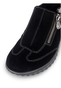 Rieker Półbuty 59071-00 Czarny. Kolor: czarny. Materiał: skóra, zamsz #3