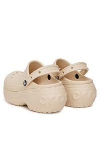 Crocs Klapki BELLA CLOG 210062-11S Beżowy. Kolor: beżowy #4