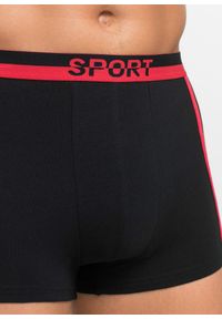 bonprix - Bokserki o dopasowanym kroju z bawełną (3 pary). Kolor: czarny. Materiał: bawełna #2