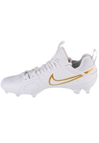 Nike - Buty piłkarskie korki męskie, Huarache 9 Varsity Lax FG. Kolor: biały. Materiał: materiał, syntetyk, tkanina. Model: Nike Huarache. Sport: piłka nożna