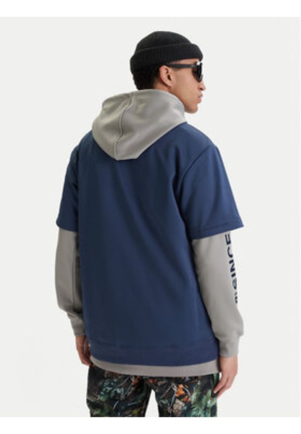 DC Shoes Bluza Dryden ADYFT03411 Niebieski Regular Fit. Kolor: niebieski. Materiał: syntetyk