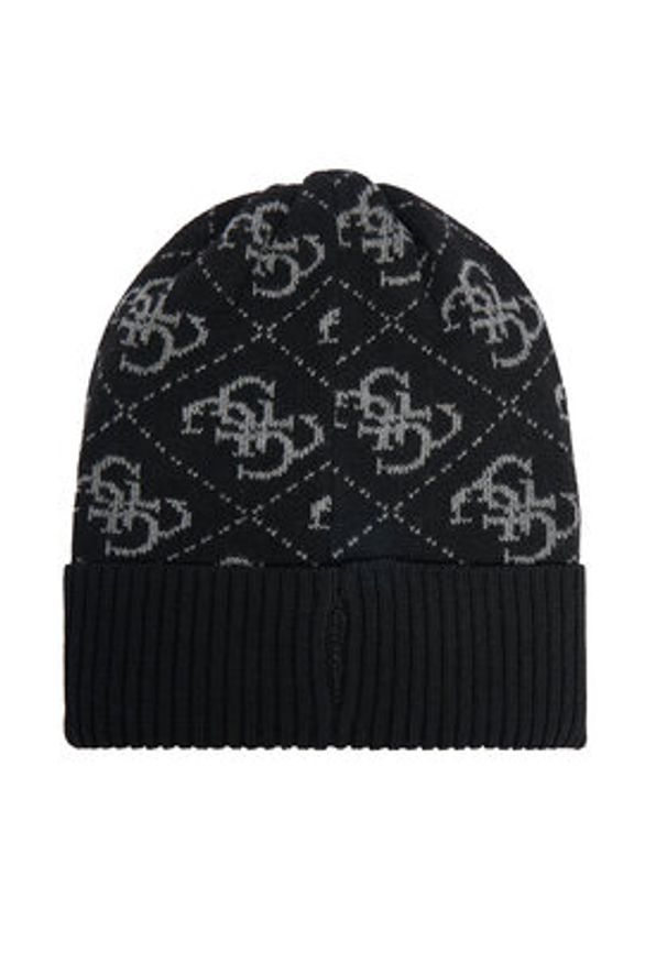 Guess Czapka AM9469 POL01 Czarny. Kolor: czarny. Materiał: materiał