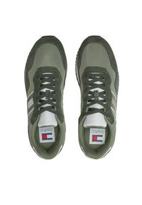Tommy Jeans Sneakersy Tjm Modern Runner EM0EM01435 Zielony. Kolor: zielony #4