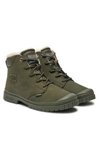 Palladium Trapery Sp20 Waterproof Wl 79067-325-M Zielony. Kolor: zielony. Materiał: skóra, nubuk #4