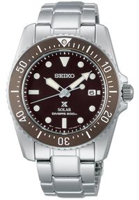 Seiko - Zegarek Męski SEIKO Compact Solar Scuba Diver Prospex SNE571P1. Materiał: materiał. Styl: casual, klasyczny, sportowy #1