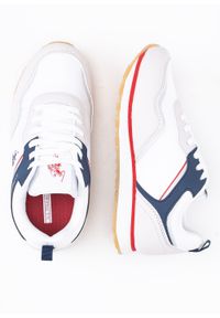 U.S. Polo Assn - Sneakersy dziecięce U.S. POLO NOBIK010K/3NH2 WHI-DBL08. Okazja: do pracy, na spacer, na co dzień. Kolor: biały. Sport: turystyka piesza #2