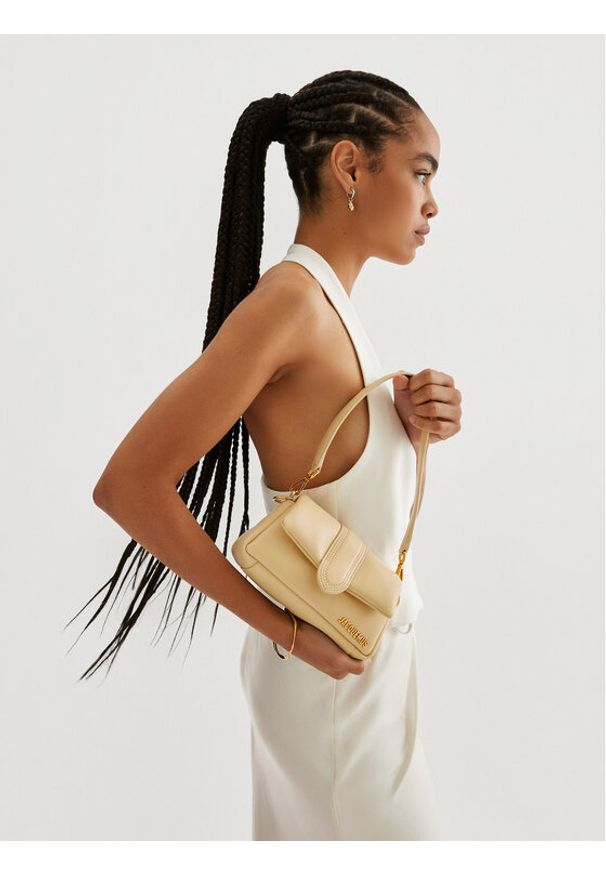 JACQUEMUS Torebka Le Petit Bambimou 233BA335-3073 Écru. Materiał: skórzane