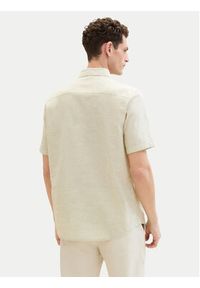 Tom Tailor Koszula 1042351 Beżowy Regular Fit. Kolor: beżowy. Materiał: bawełna #5