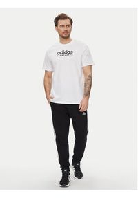 Adidas - adidas T-Shirt All SZN Graphic T-Shirt IC9821 Biały Loose Fit. Kolor: biały. Materiał: bawełna