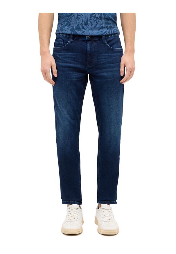 Męskie Spodnie Jeansowe Mustang Style Oregon Slim K Denim Blue 1015127 5000 802