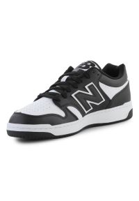 Buty New Balance M BB480LBA czarne. Okazja: na co dzień. Kolor: czarny. Materiał: materiał, syntetyk, skóra. Szerokość cholewki: normalna. Sport: turystyka piesza #6