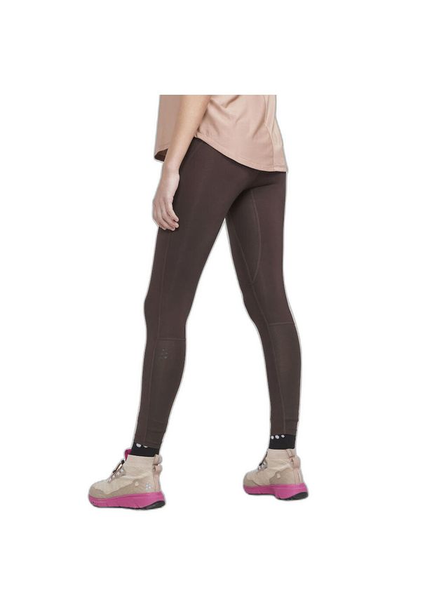 Damskie wysokie legginsy Craft Adv Essence. Kolor: brązowy. Sport: fitness