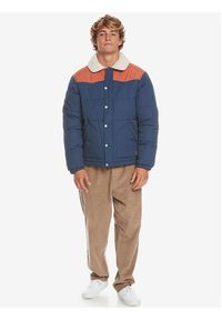 Quiksilver Kurtka puchowa The Puffer Jckt EQYJK03981 Granatowy Regular Fit. Kolor: niebieski. Materiał: syntetyk, bawełna