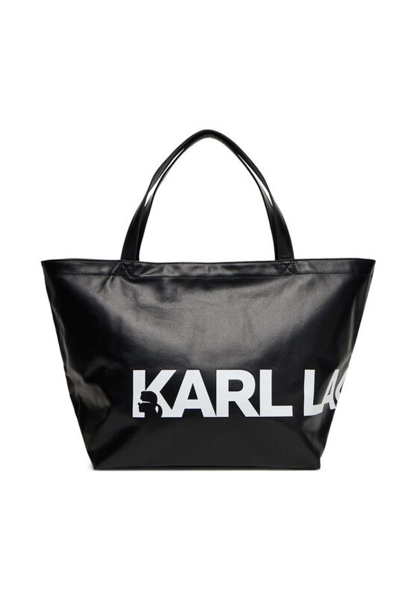 Karl Lagerfeld - KARL LAGERFELD Torebka A3W50029 Czarny. Kolor: czarny. Materiał: skórzane