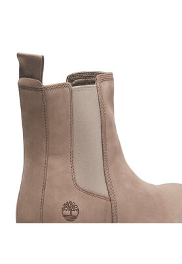 Timberland Sztyblety Carnaby Cool Basic Chlsea TB0A41CW9291 Beżowy. Kolor: beżowy. Materiał: nubuk, skóra