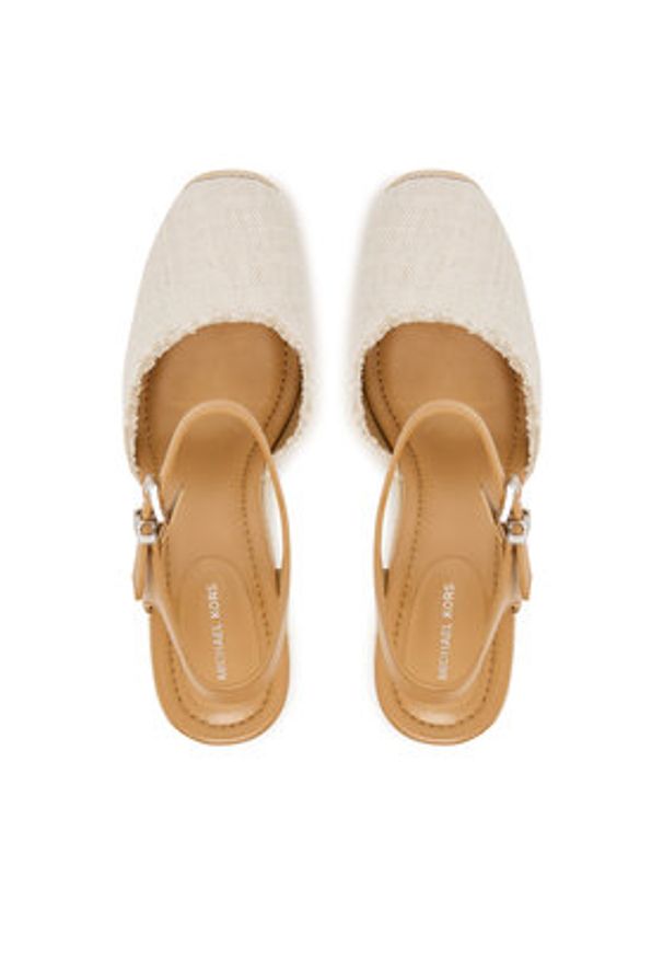 MICHAEL Michael Kors Espadryle Kenzie Wedge 40S6KZMS2D Écru. Kolor: kremowy. Materiał: materiał