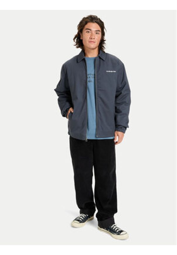 Quiksilver Kurtka przejściowa Union Lined EQYJK04176 Szary Regular Fit. Kolor: szary. Materiał: syntetyk