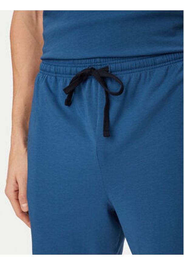 BOSS Szorty sportowe Mix&Match 50515314 Niebieski Regular Fit. Kolor: niebieski. Materiał: bawełna. Styl: sportowy