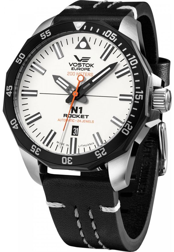 Zegarek Vostok Europe Zegarek męski Vostok Europe NH35A-225E711 czarny. Kolor: czarny