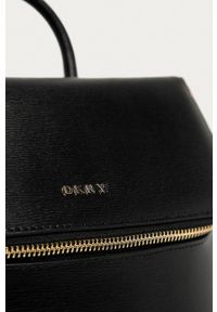 DKNY - Dkny - Plecak skórzany. Kolor: czarny. Materiał: skóra #5
