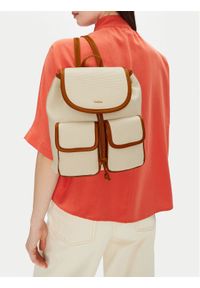 DeeZee Plecak LA482-1949 Beżowy. Kolor: beżowy. Materiał: skóra #1