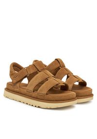 Ugg Sandały W Goldenstar Strap 1137890 Brązowy. Kolor: brązowy. Materiał: skóra, zamsz #3