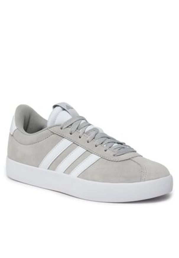 Adidas - adidas Sneakersy VL Court 3.0 ID6280 Szary. Kolor: szary. Materiał: skóra, zamsz