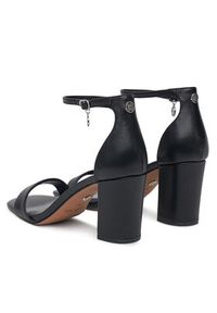 Nine West Sandały WFA2647-1 Czarny. Kolor: czarny. Materiał: skóra