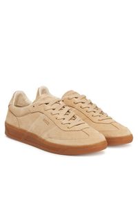 BOSS Sneakersy Brenta 50536645 Beżowy. Kolor: beżowy. Materiał: zamsz, skóra #6
