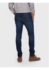 Selected Homme Jeansy Leon 16088264 Granatowy Slim Fit. Kolor: niebieski
