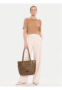 Monnari Torebka BAG5620 Brązowy. Kolor: brązowy. Materiał: skórzane
