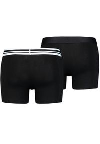 Bokserki treningowe męskie Puma Placed Logo Boxer 2 pack. Kolor: wielokolorowy, czarny, biały