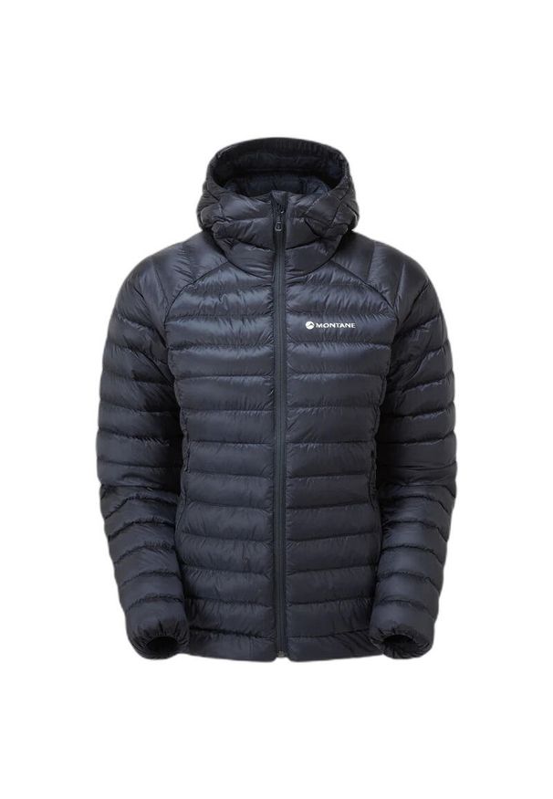 Kurtka puchowa damska z kapturem Montane Anti-freeze. Typ kołnierza: kaptur. Kolor: niebieski. Materiał: puch. Sport: wspinaczka