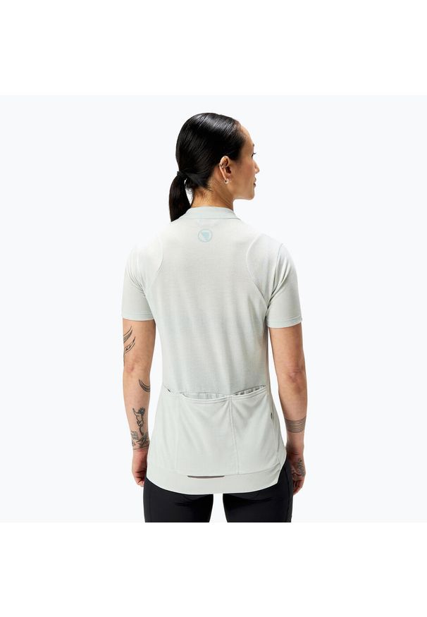 ENDURA - Koszulka rowerowa damska Endura Loop Zipped. Kolor: szary. Sport: kolarstwo