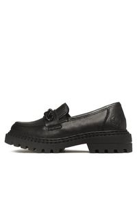 Rieker Loafersy Z9657-00 Czarny. Kolor: czarny. Materiał: skóra #5