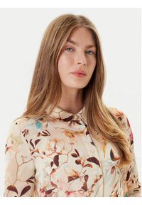 Guess Koszula W5YH0X WDW82 Beżowy Regular Fit. Kolor: beżowy. Materiał: syntetyk #5